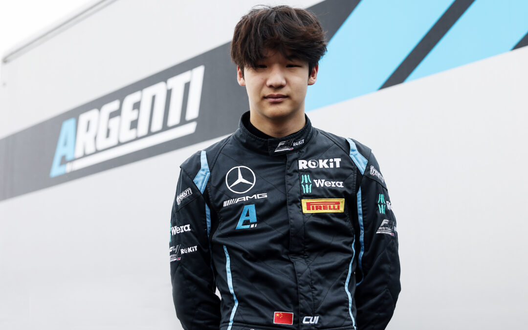 Yuanpu Cui Joins Argenti Motorsport for the 2024 ROKiT F4 British Championship